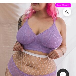 Lavender Lace Bralette